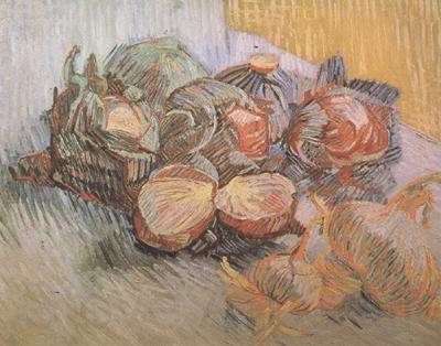 Vincent Van Gogh Still life with Red Cabbages and Onions (nn04)